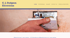 Desktop Screenshot of electricianlancaster.co.uk