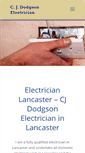 Mobile Screenshot of electricianlancaster.co.uk